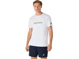 WHITE MEN COURT GRAPHIC TEE