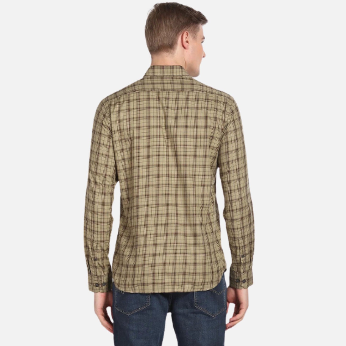 Plaid Check Slim Fit Shirt