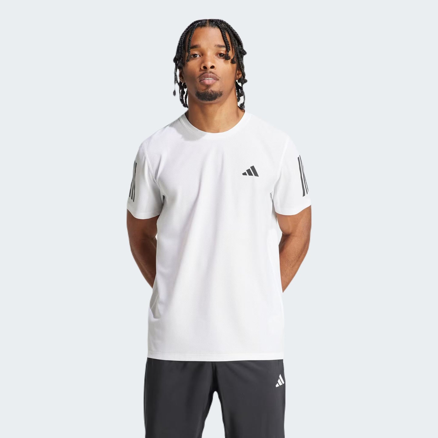White Own the Run Tee