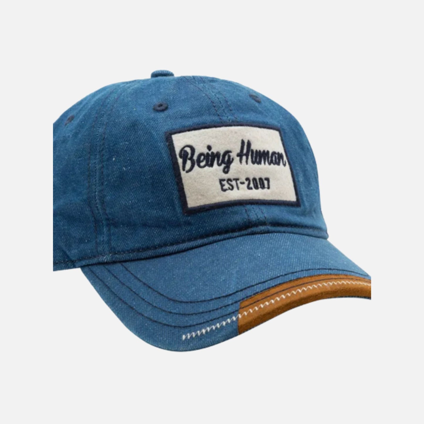 BEING HUMAN BLUE DENIM CAPS | BLUE DENIM CAPS