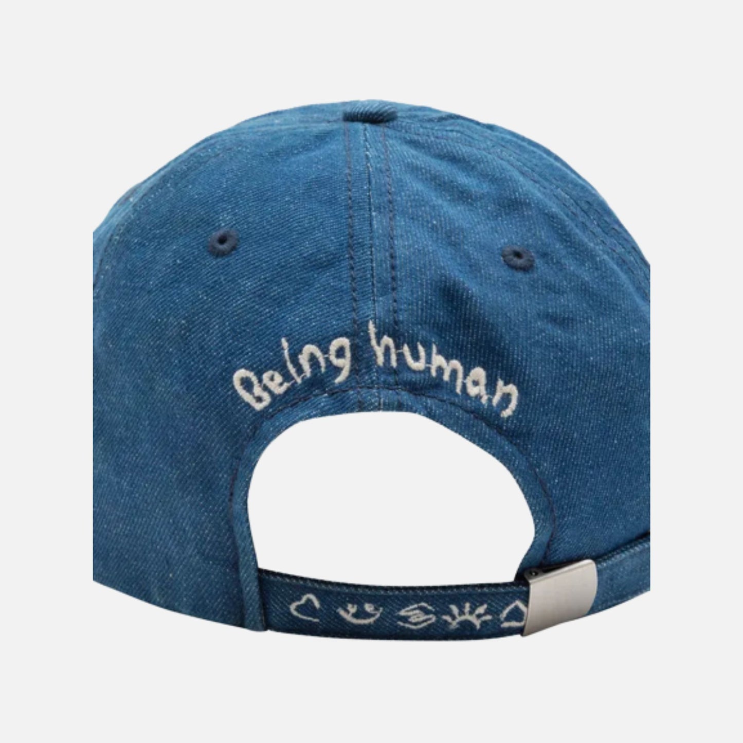 BEING HUMAN BLUE DENIM CAPS | BLUE DENIM CAPS