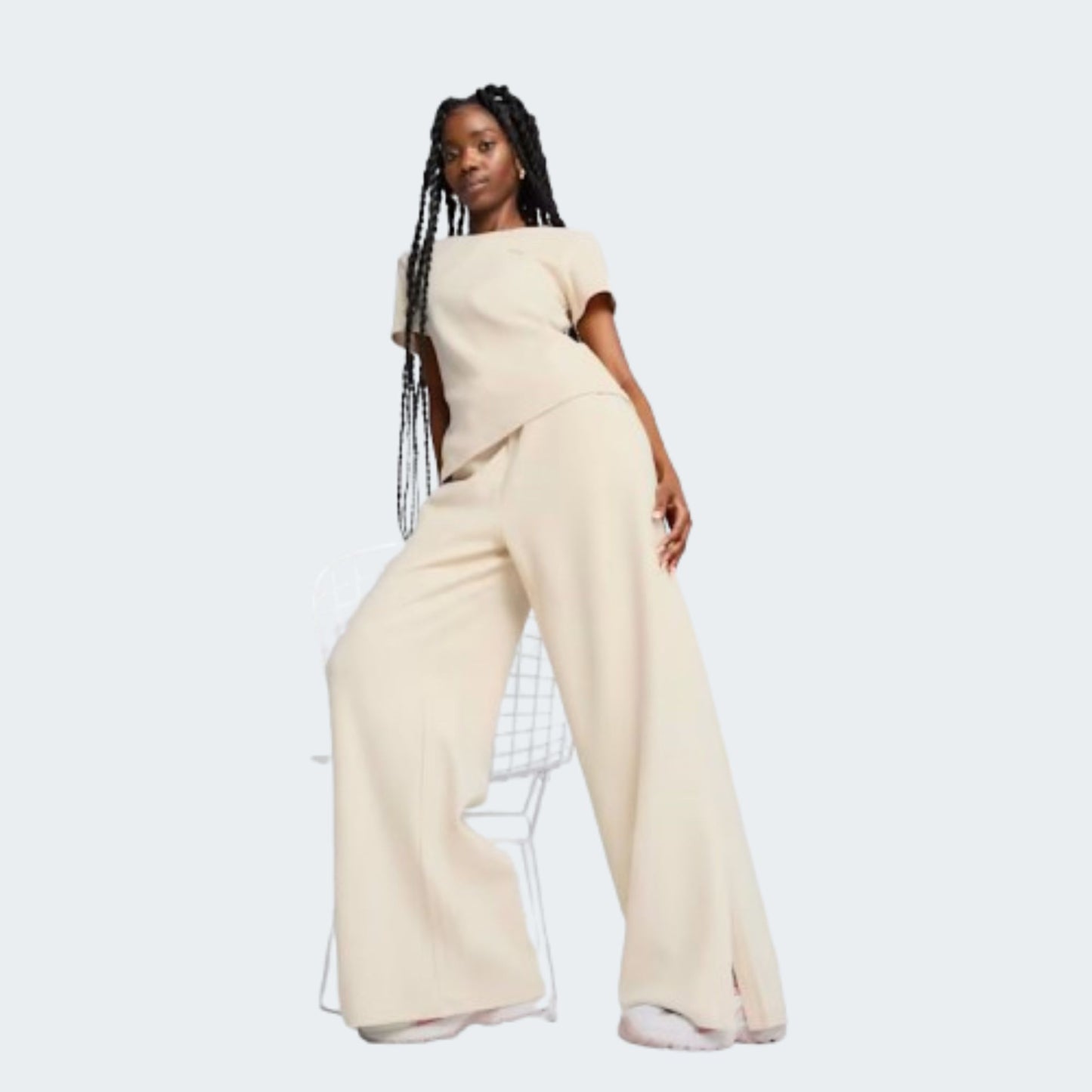 HER Women's High-Waist Straight Pants