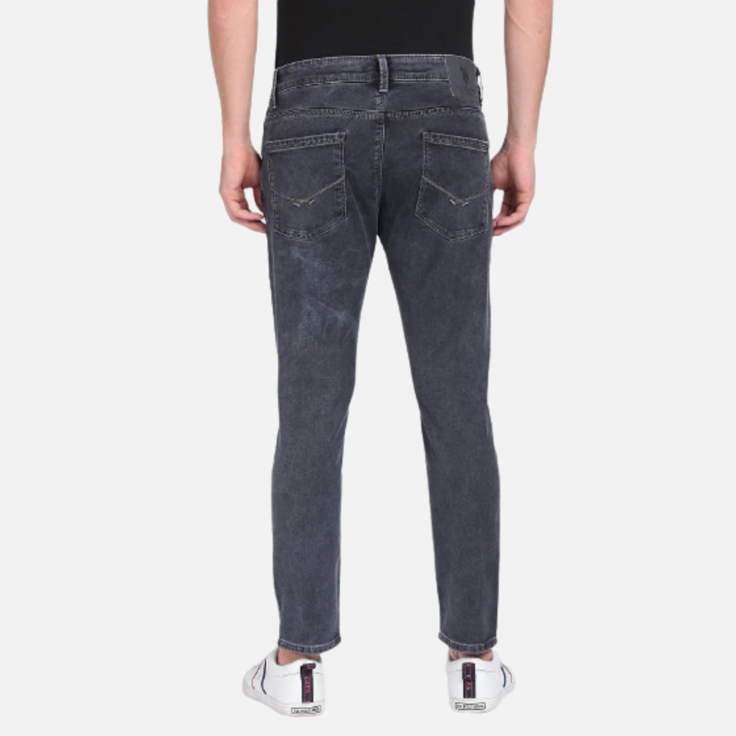 Henry Cropped Acid Wash Jeans