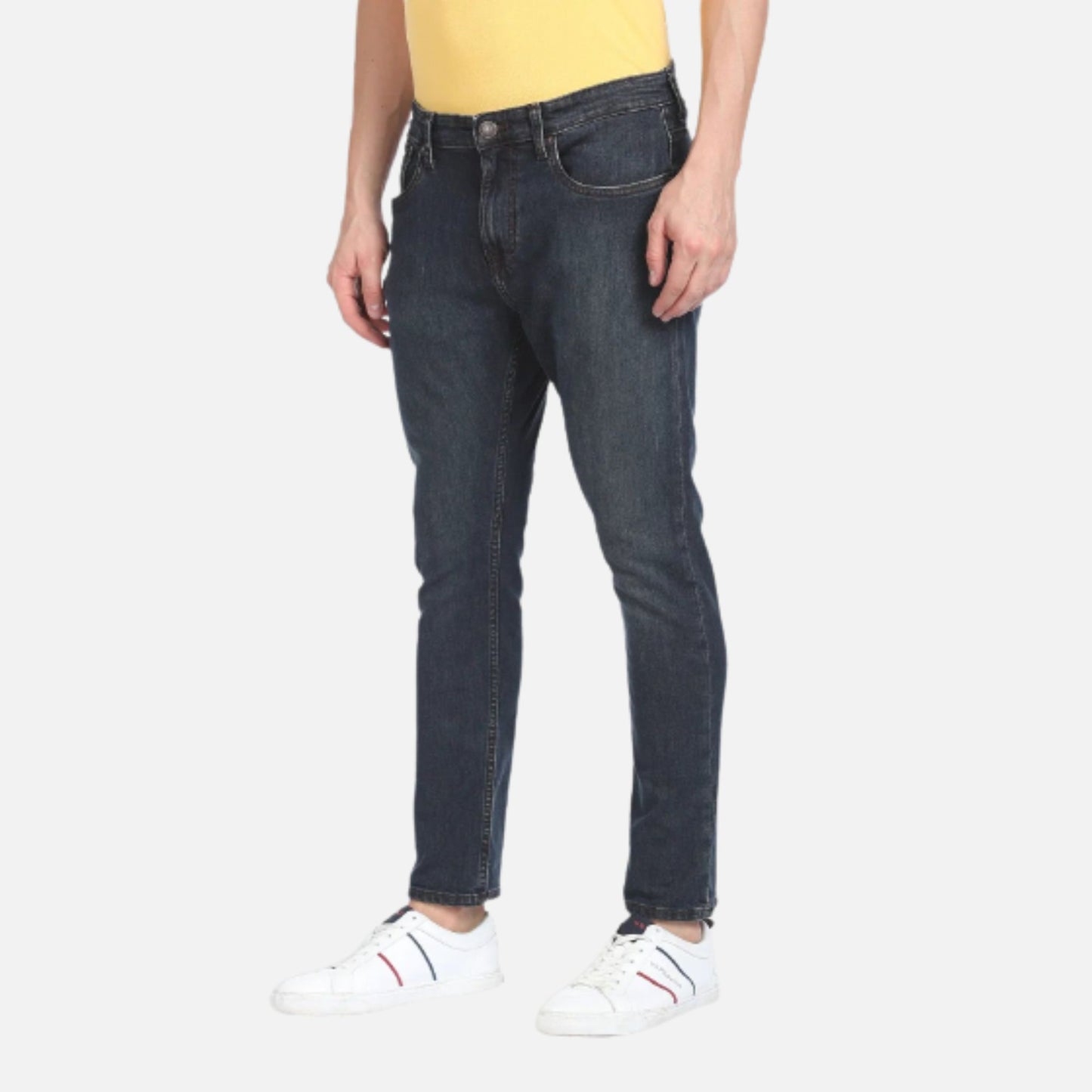 Dark Wash Henry Cropped Jeans