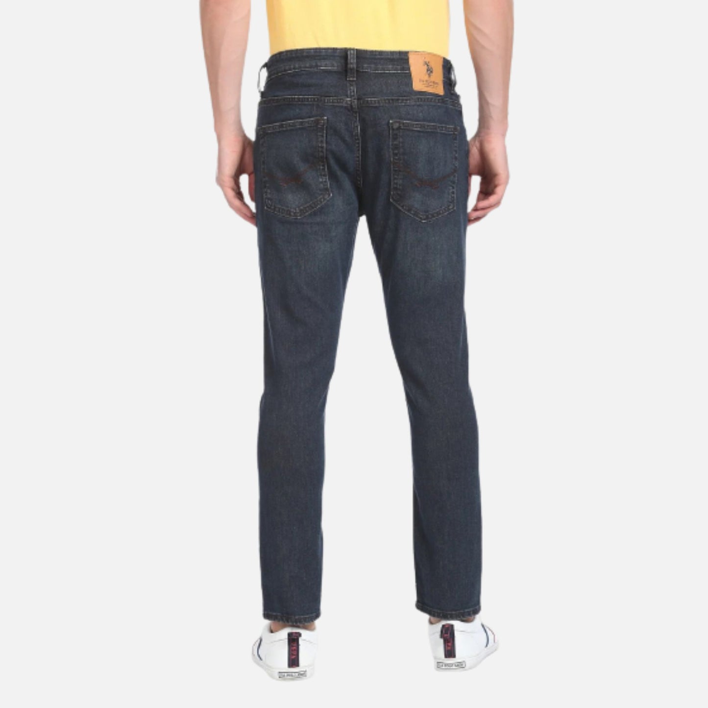Dark Wash Henry Cropped Jeans