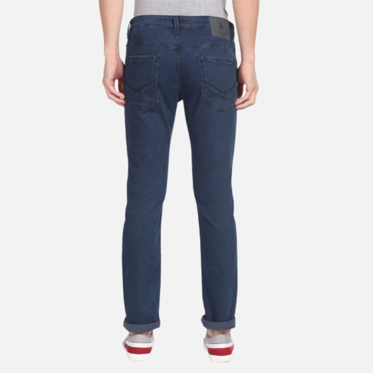Regallo Skinny Fit Dark Wash Jeans