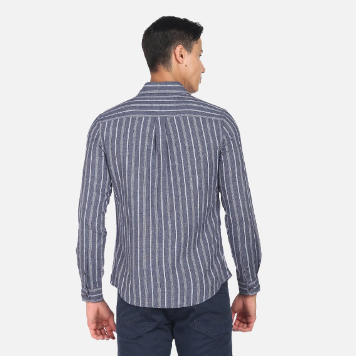 Trebled Stripe Heathered Shirt
