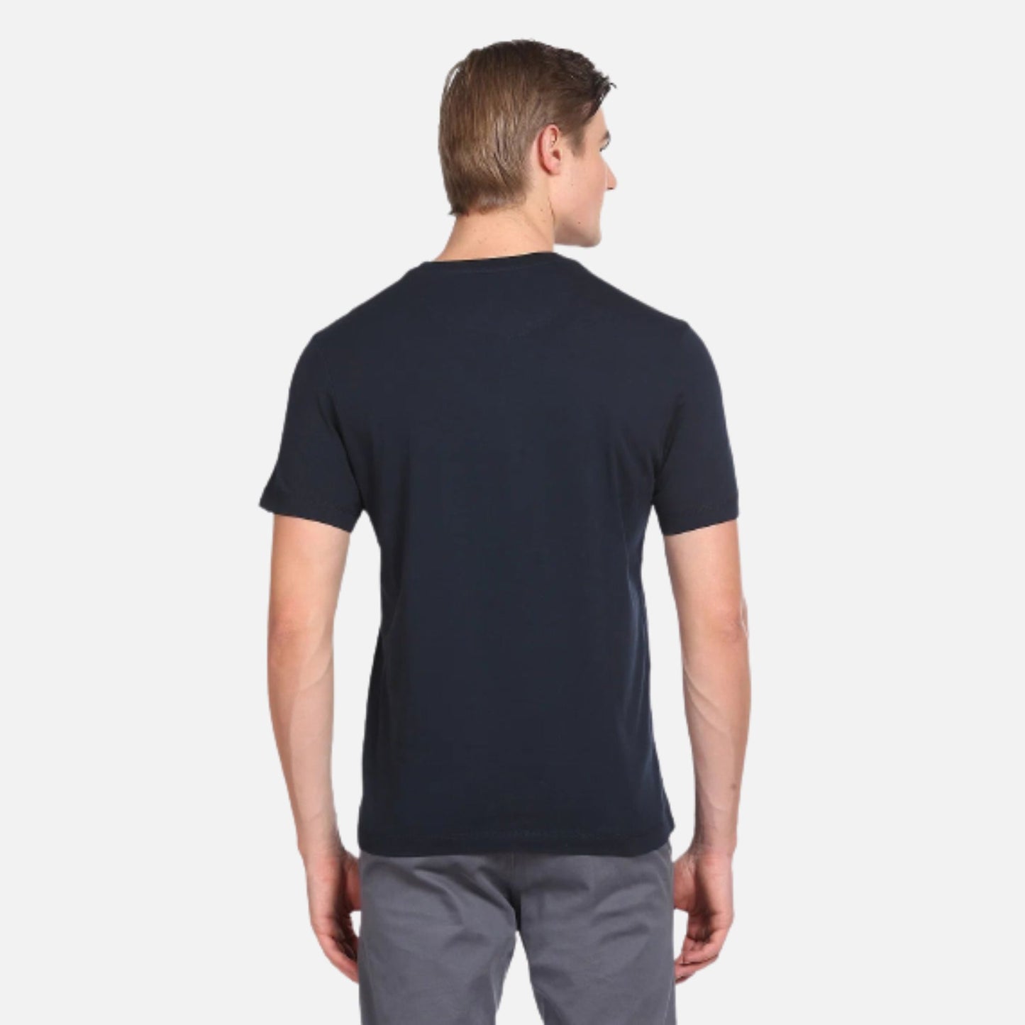Crew Neck Brand Print T-Shirt