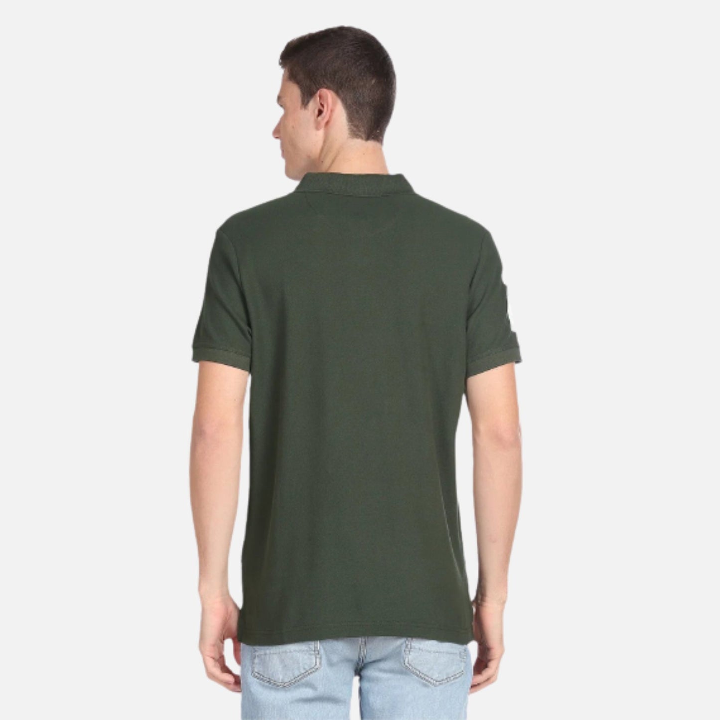 Solid Muscle Fit Polo Shirt