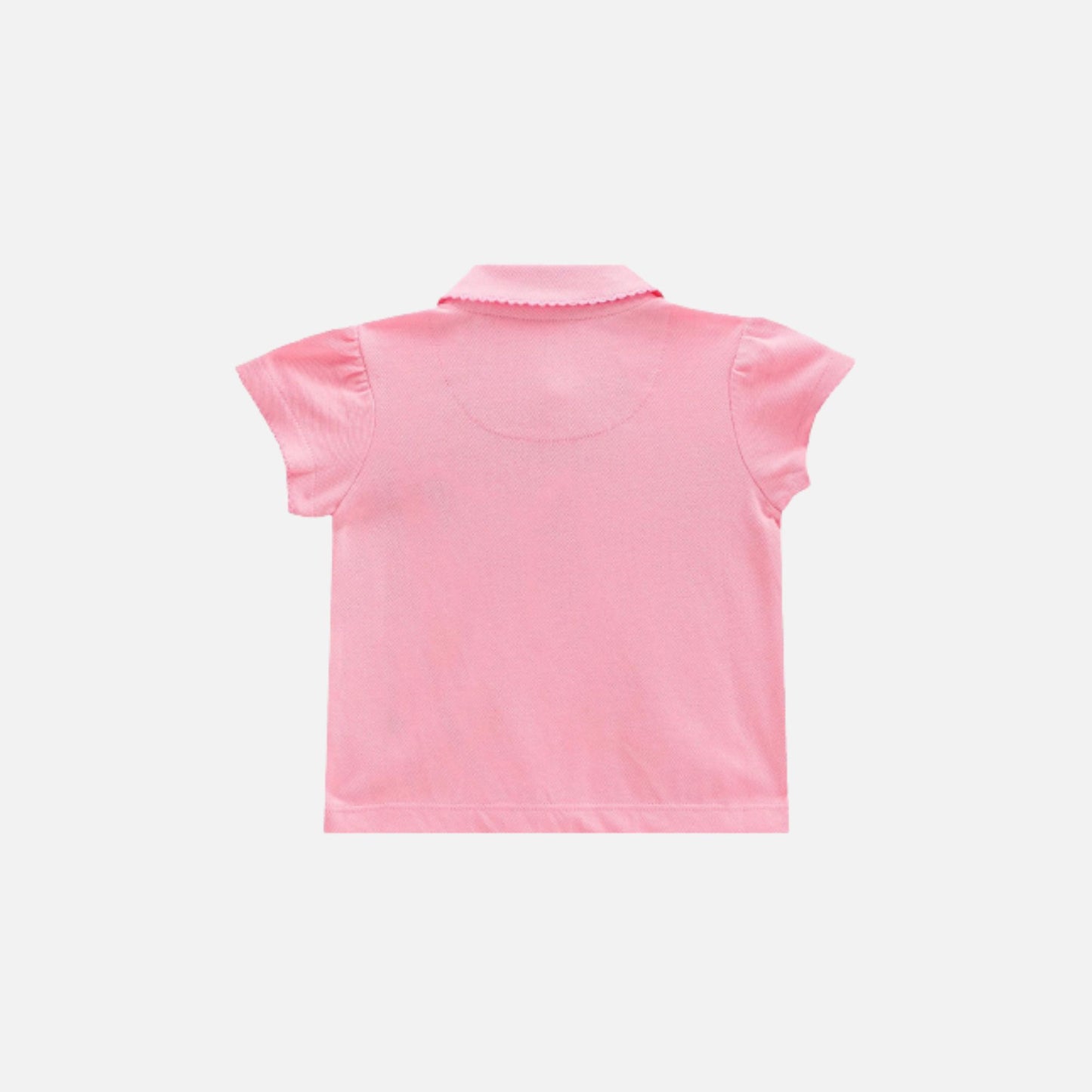 Solid Cotton Polo Shirt