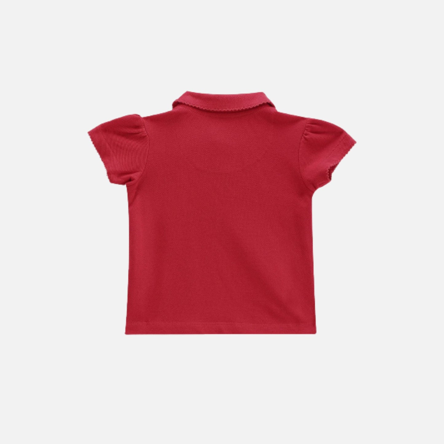 Solid Cotton Polo Shirt