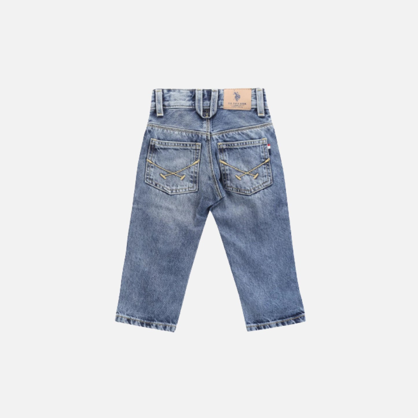 Boys Distressed Stone Wash Jeans