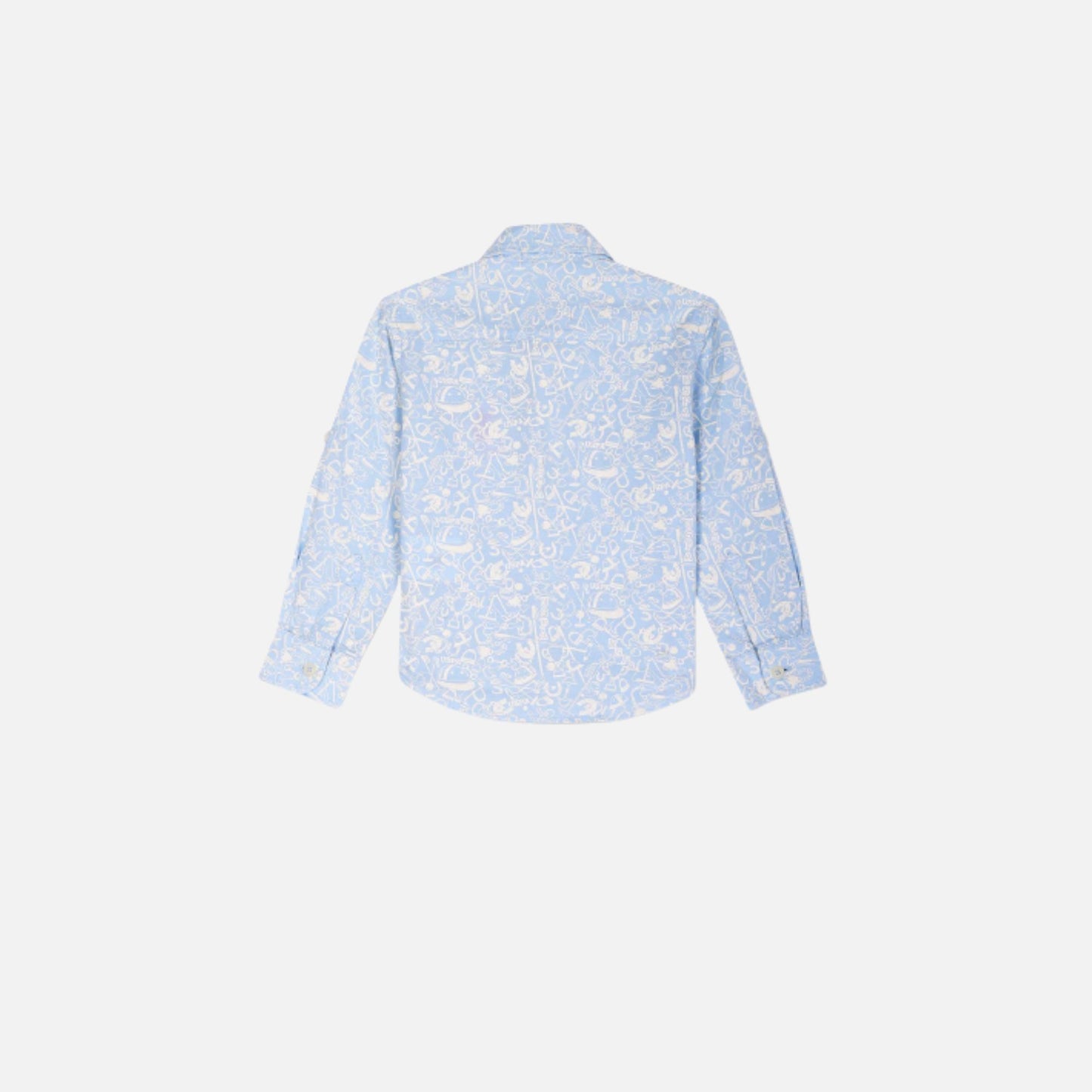 Abstract Print Dobby Shirt