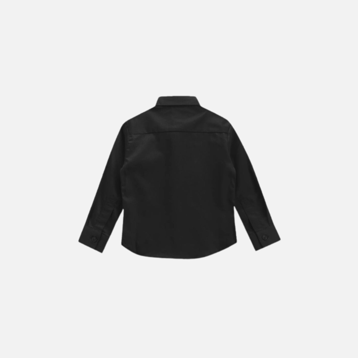 Boys Long Sleeve Solid Shirt