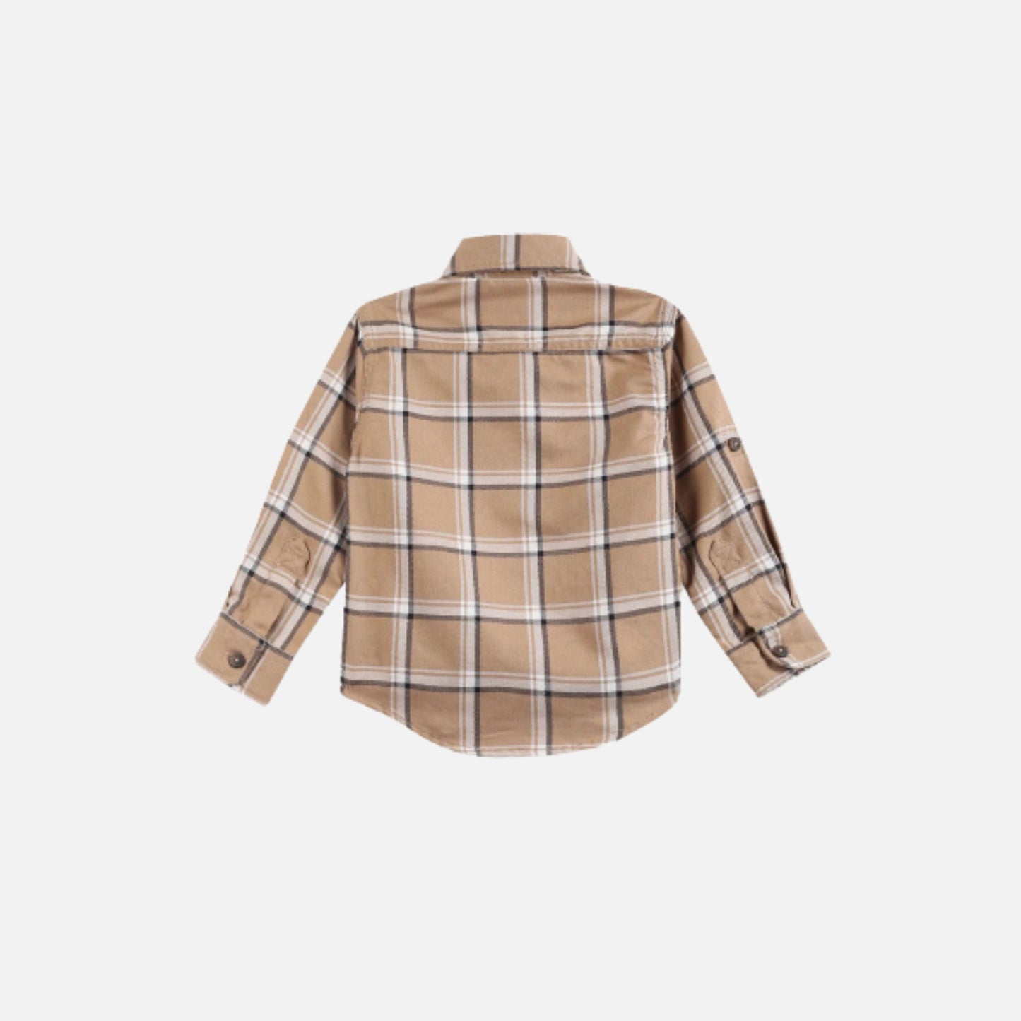 Boys Tartan Check Cotton Shirt