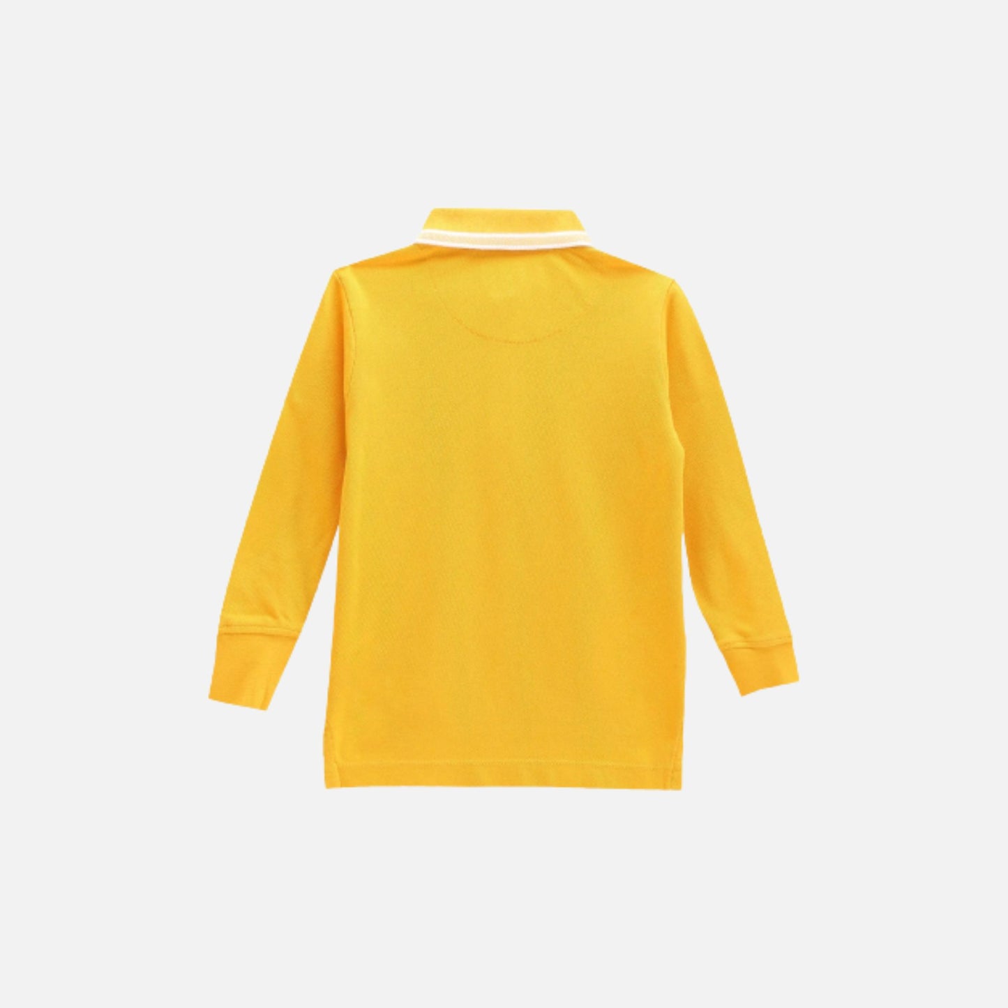 Boys Mascot Logo Cotton Polo Shirt