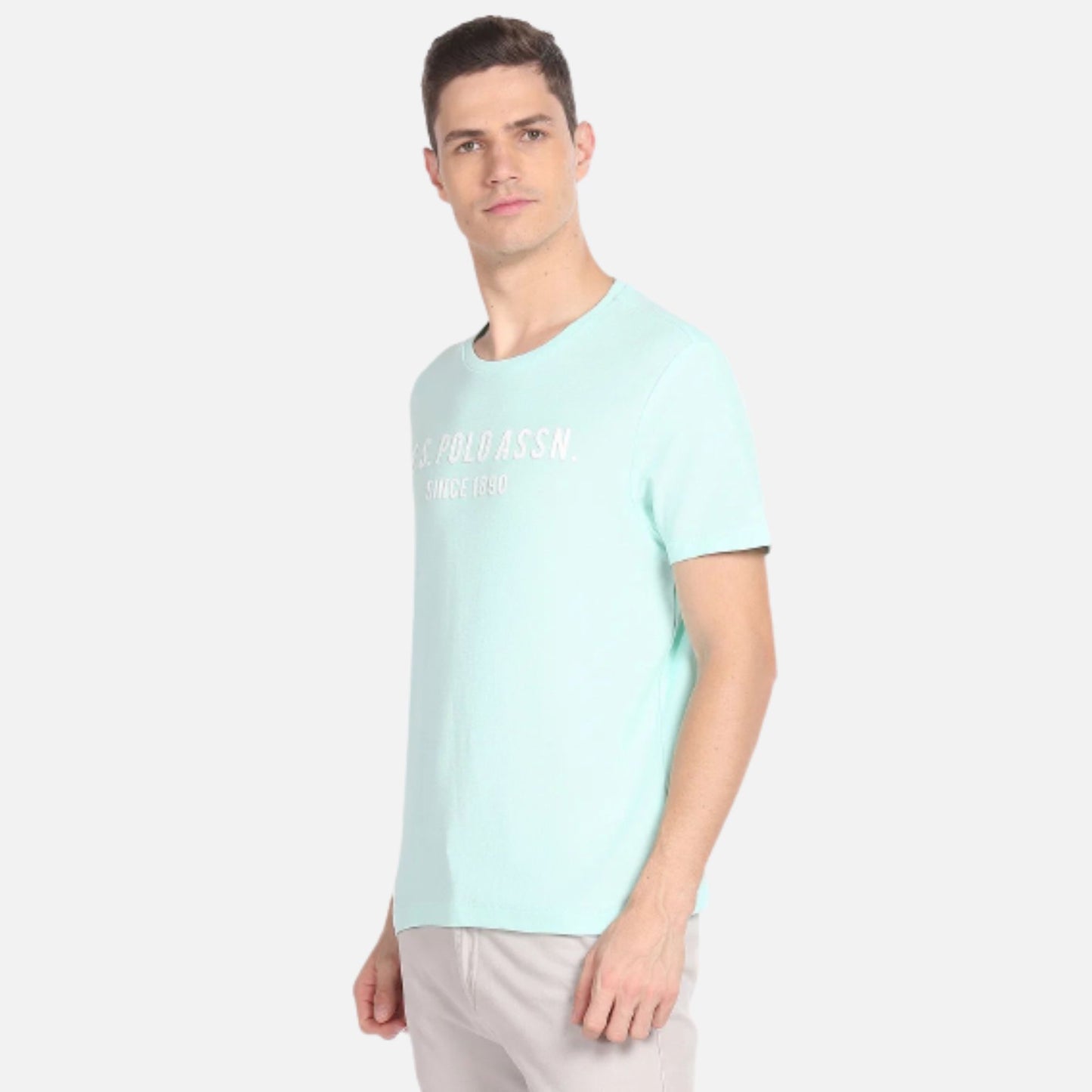 Brand Print Pique T-Shirt