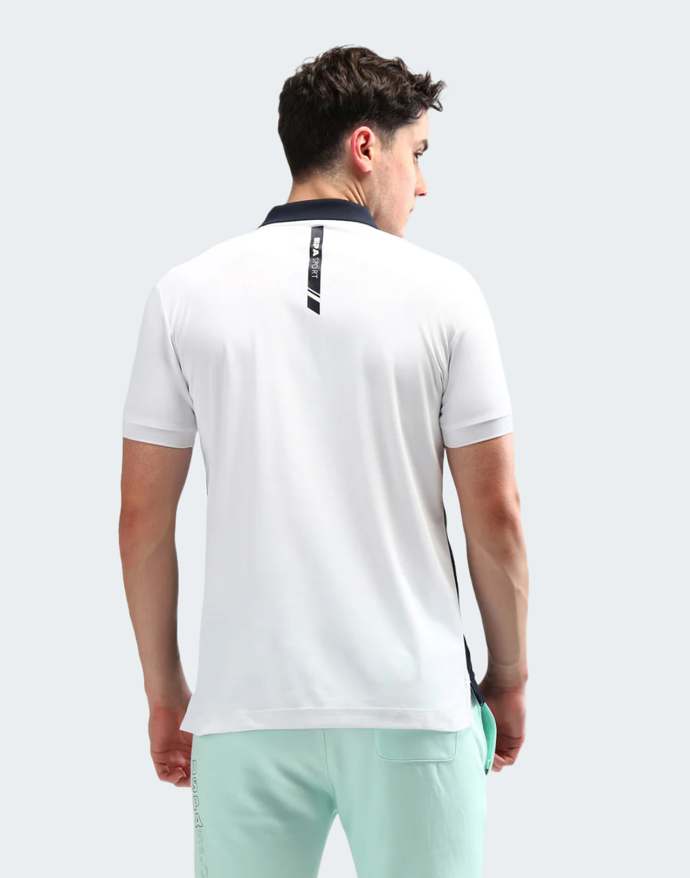 Slim Fit Colourblocked Polo Shirt