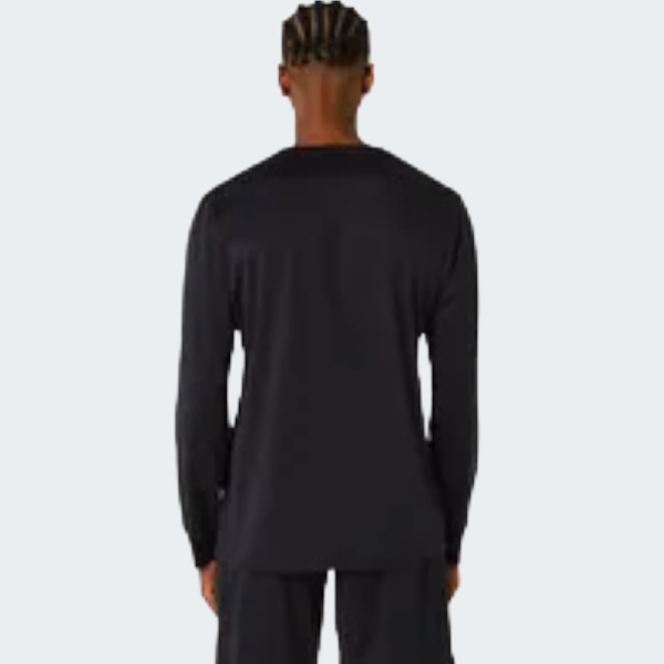 BLACK ASICS HEX GRAPHIC DRY LS TEE