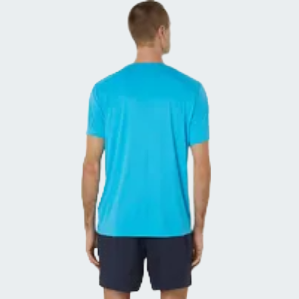 DIGITAL AQUA COURT TENNIS GRAPHIC TEE