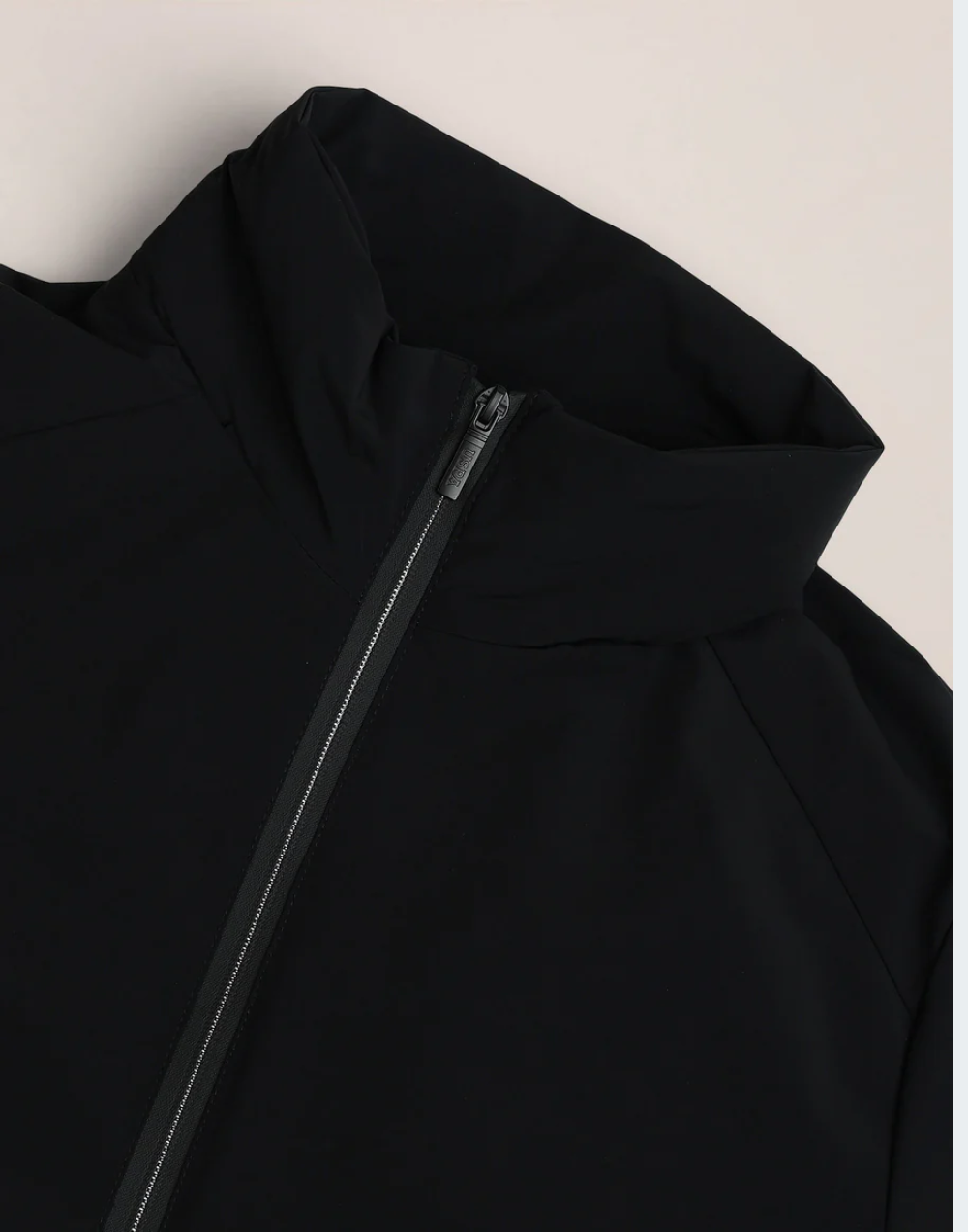Black Detachable Hood Padded Jacket