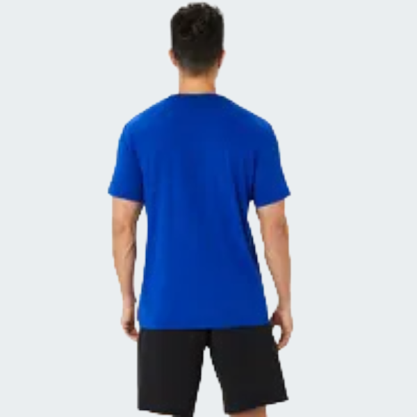 BLUE SEASONAL LOGO GRAPHIC SS TOP