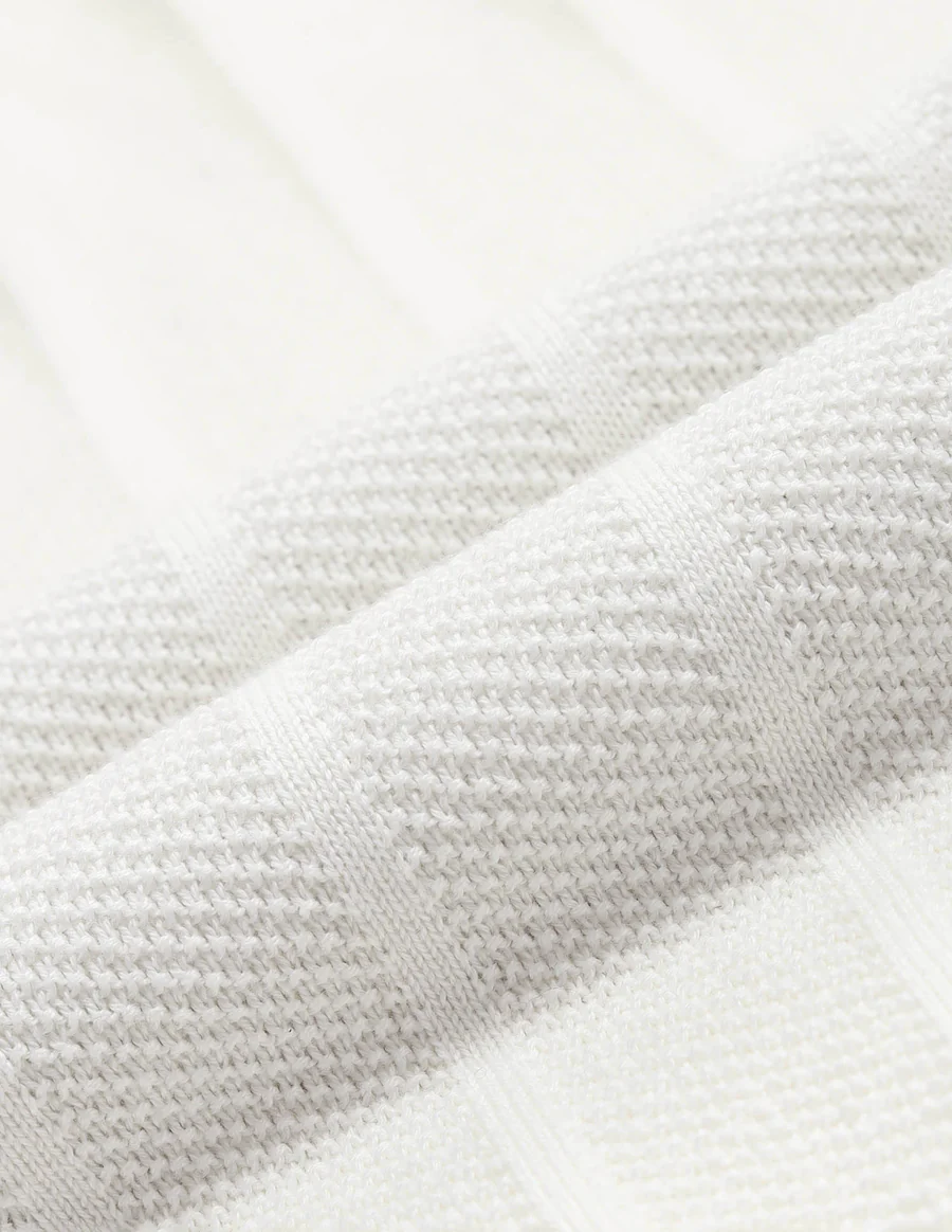 Polo Neck Textured Sweater