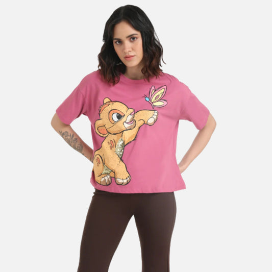 The Lion King © Disney Printed T-Shirt With Sequin Work