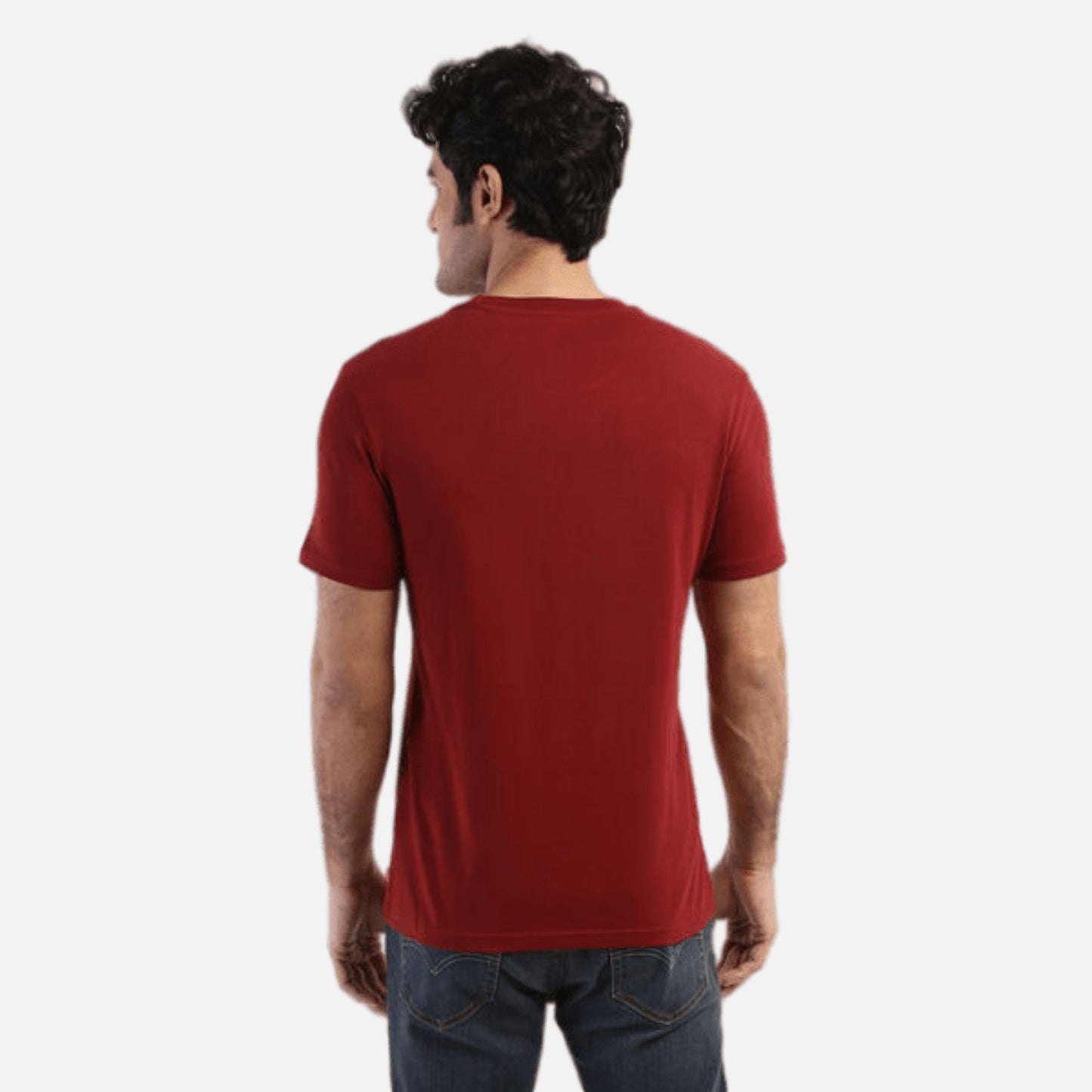 LOGO RED CREW NECK T-SHIRT