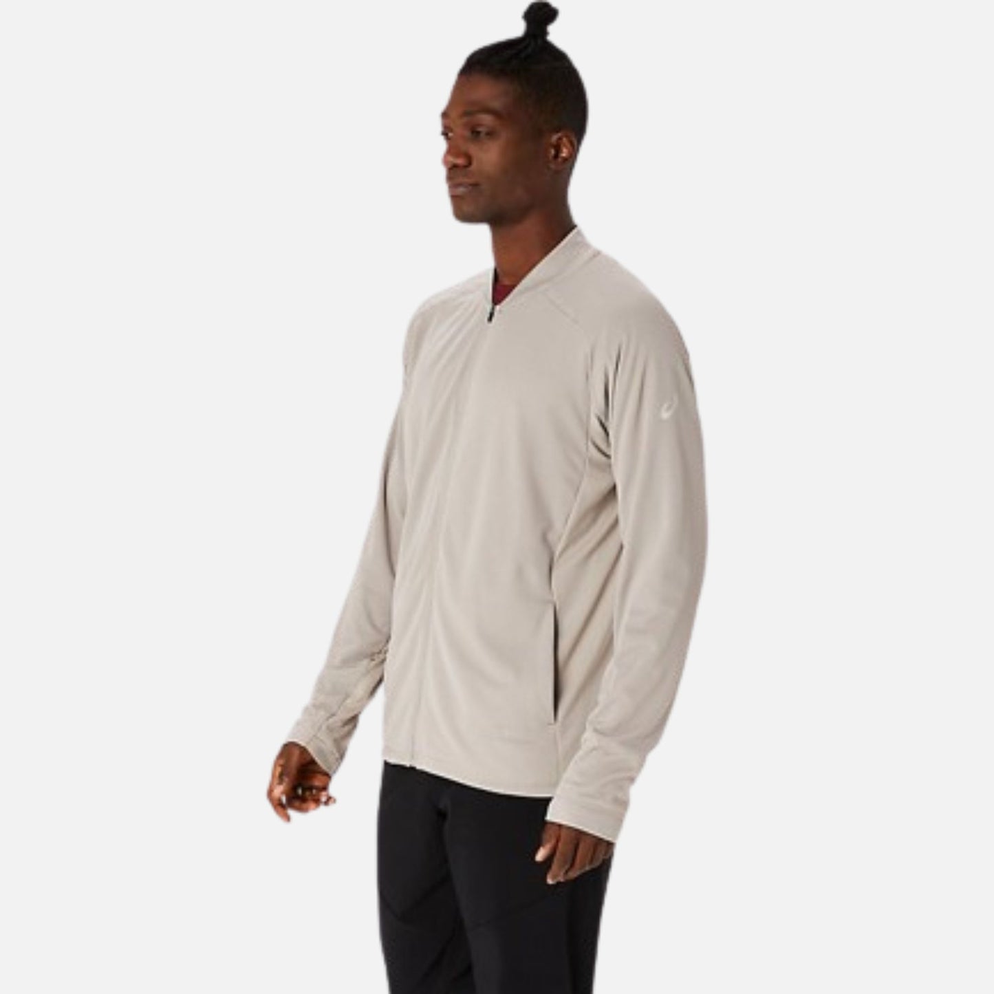 ACTIBREEZE JACQUARD GRID FULL ZIP JACKET