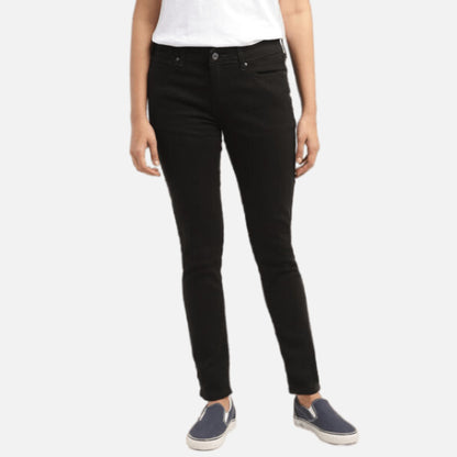 711 BLACK SKINNY JEANS