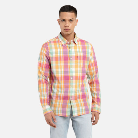 PLAID SLIM FIT SHIRT