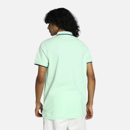 Collar Tipping Heather Slim Fit Polo