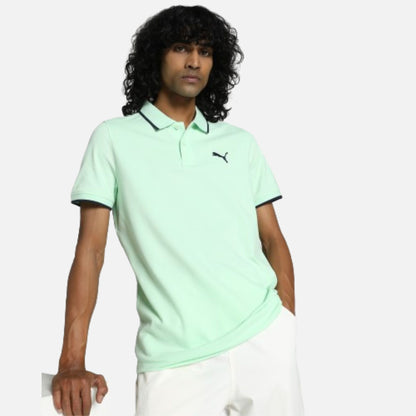 Collar Tipping Heather Slim Fit Polo