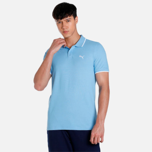 Collar Tipping Heather Slim Fit Polo