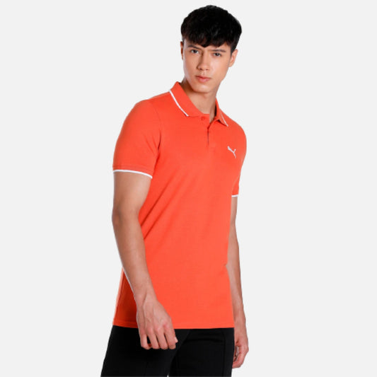 Collar Tipping Heather Slim Fit Polo