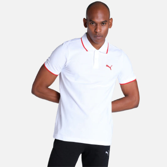 Collar Tipping Heather Slim Fit Polo