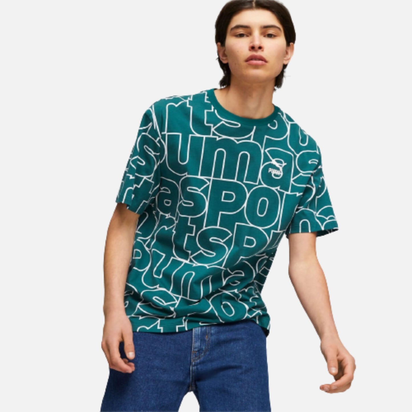 PUMA TEAM Relaxed All-Over-Print T-shirt