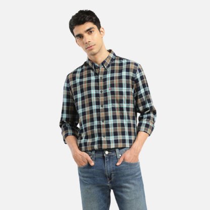 PLAID SLIM FIT SHIRT