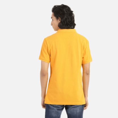 YELLOW POLO T-SHIRT