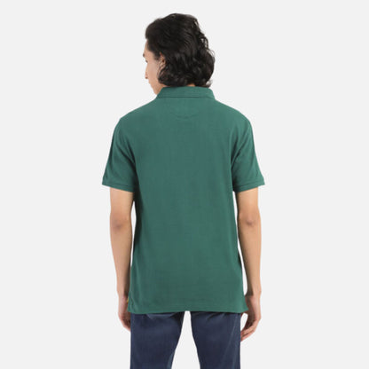 GREEN POLO T-SHIRT