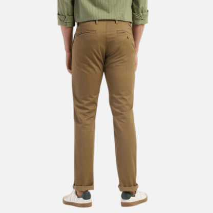 BROWN SLIM FIT TROUSERS