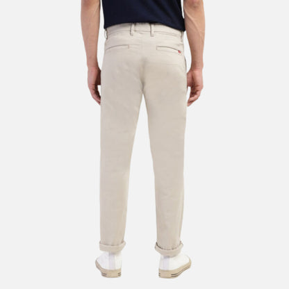 BEIGE SLIM FIT TROUSERS