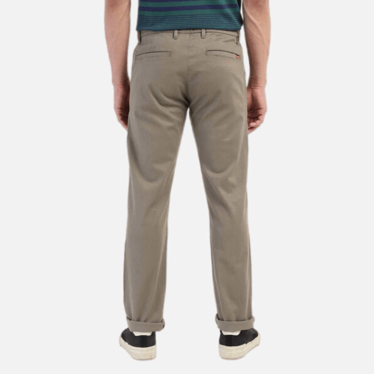 BROWN SLIM FIT TROUSERS