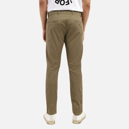 OLIVE SLIM FIT TROUSERS