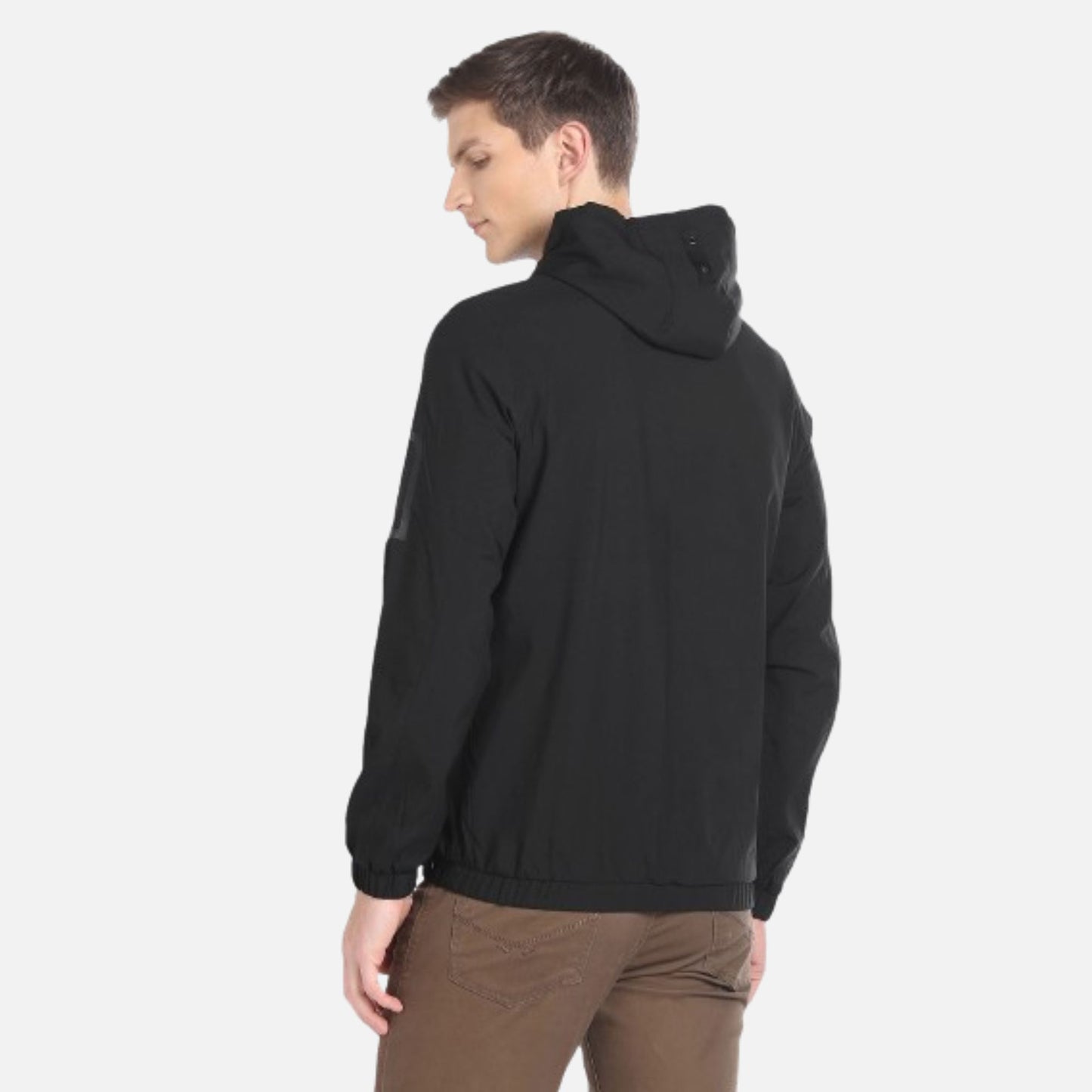 Solid Hooded Jacket