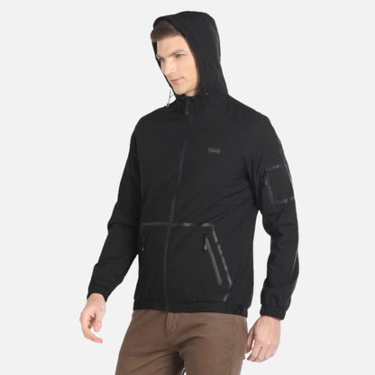 Solid Hooded Jacket