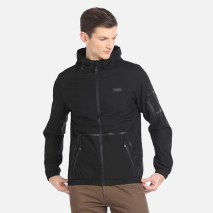 Solid Hooded Jacket