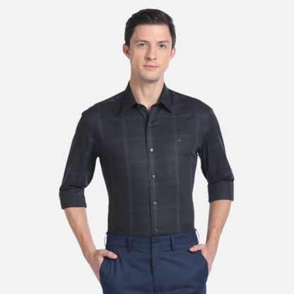 Manhattan Slim Fit Dobby Formal Shirt