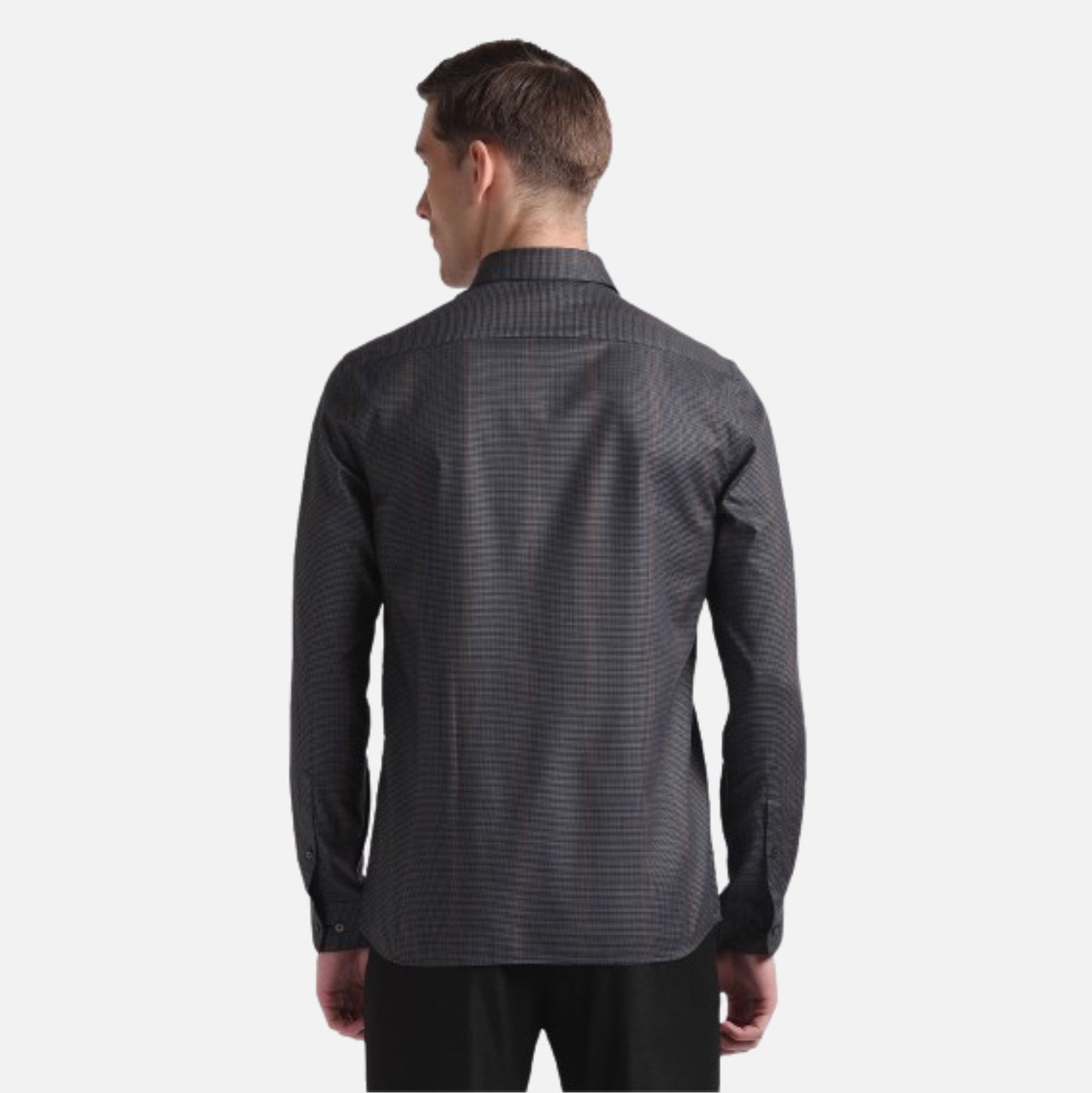 Manhattan Slim Fit Houndstooth Shirt